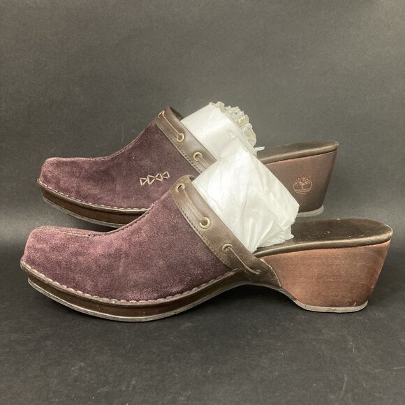 Timberland Comforia Clogs - Women's Sz 9.5(M) Purple Slip-On - 60394 - Picture 1 of 13
